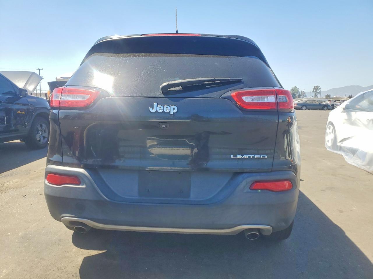 2014 Jeep Cherokee Limited Black vin: 1C4PJLDS7EW158574