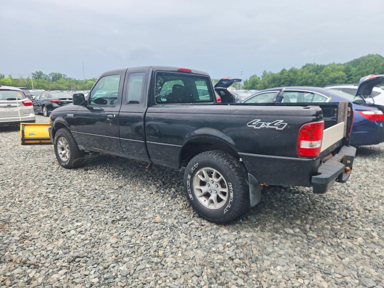 2007 Ford Ranger Super Cab Черный vin: 1FTZR15E07PA41155