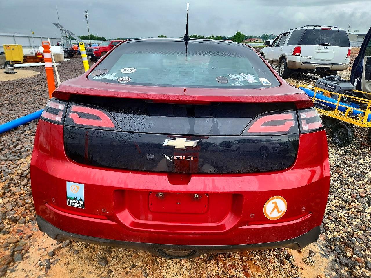 2012 Chevrolet Volt Красный vin: 1G1RB6E43CU113785