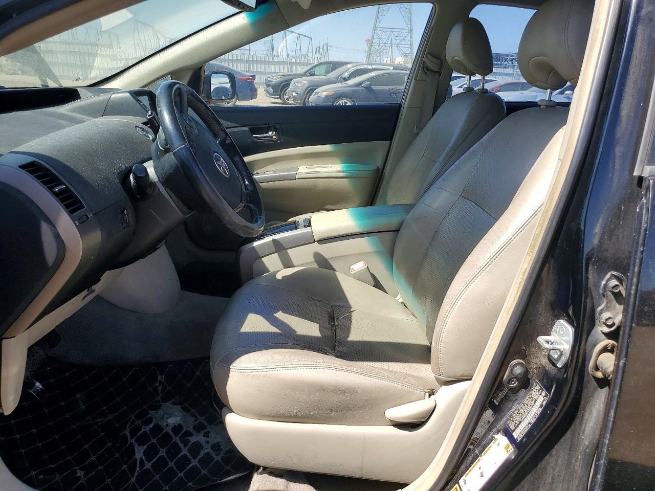 2008 Toyota Prius Base Black vin: JTDKB20U183329107