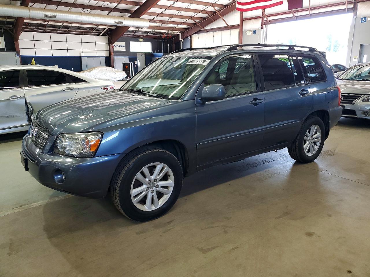 2006 Toyota Highlander Hybrid Blue vin: JTEEW21A960023532