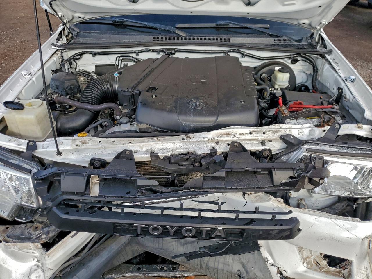 2015 Toyota Tacoma Double Cab Prerunner Белый vin: 3TMJU4GNXFM193409