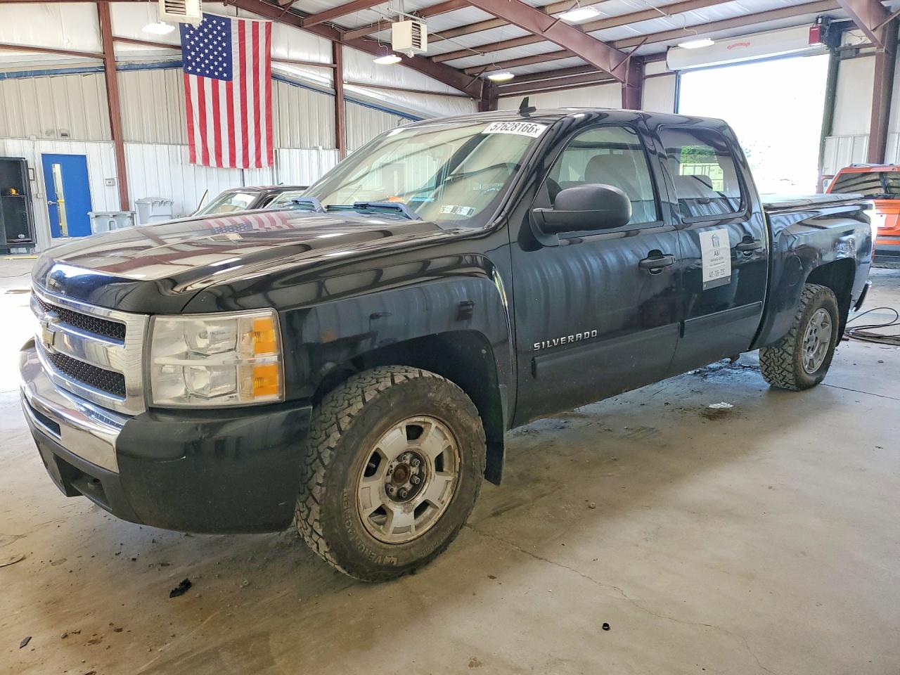 2010 Chevrolet Silverado K1500 Lt Black vin: 3GCRKSE38AG253810