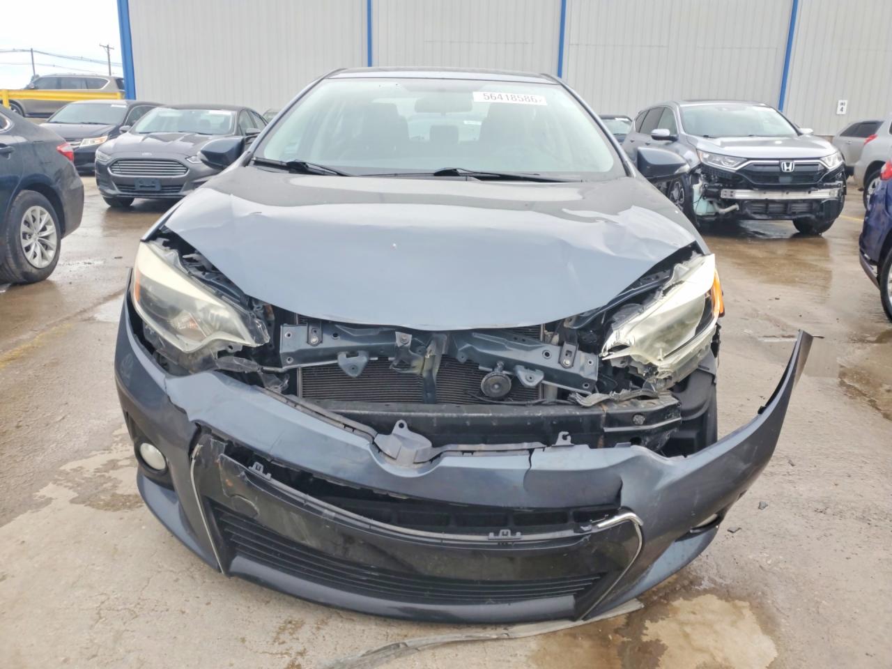 2014 Toyota Corolla S Plus Gray vin: 2T1BURHE2EC124494