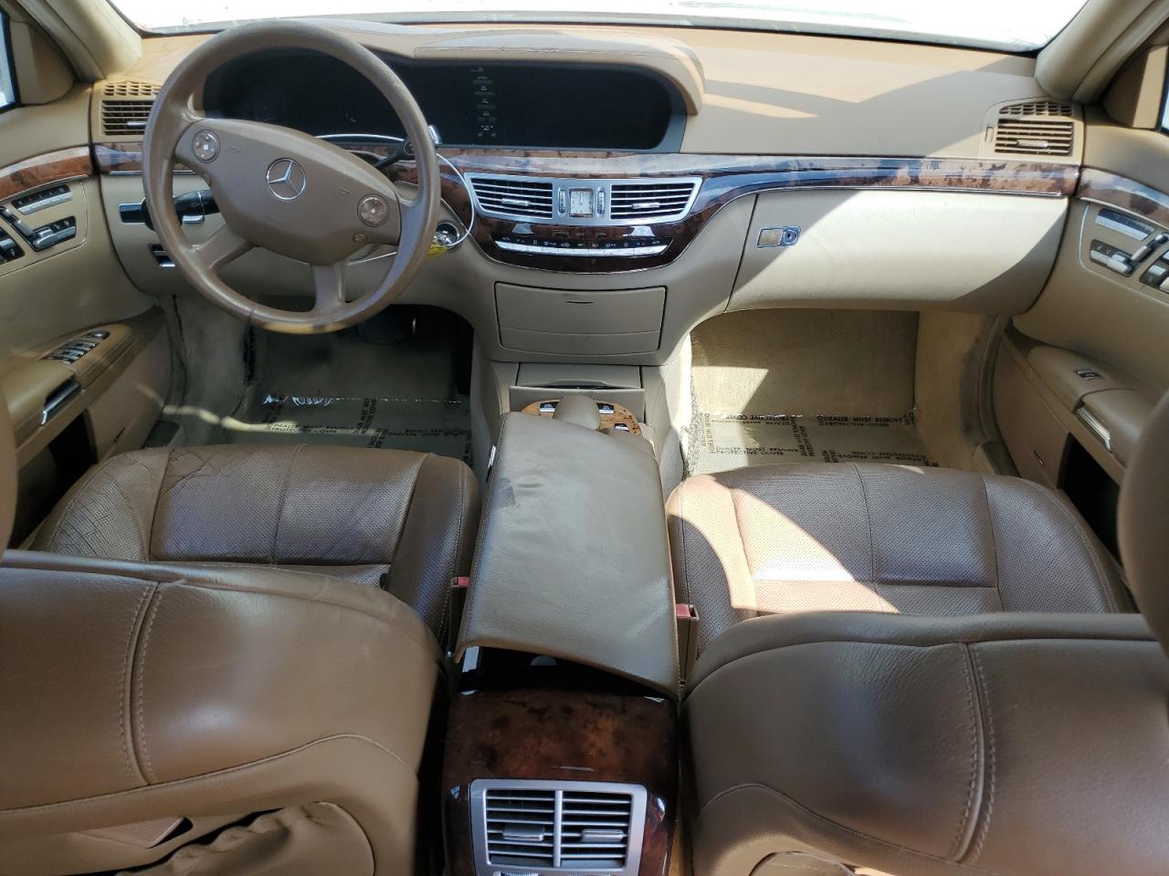 2007 Mercedes-benz S 550 Серый vin: WDDNG71XX7A027450