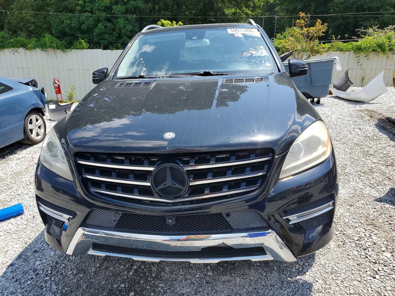 2015 Mercedes-benz Ml 400 4matic Black vin: 4JGDA5GB7FA482905