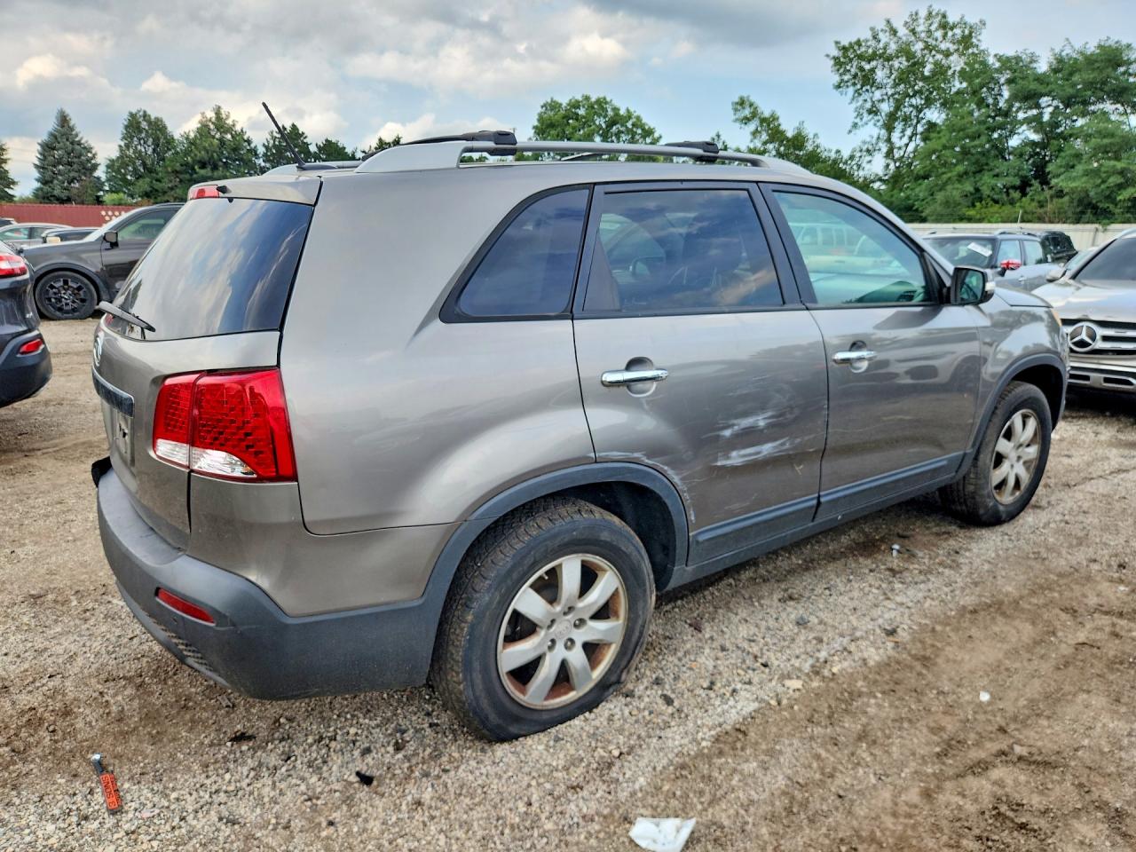 2011 Kia Sorento Lx Brown vin: 5XYKT3A12BG185867