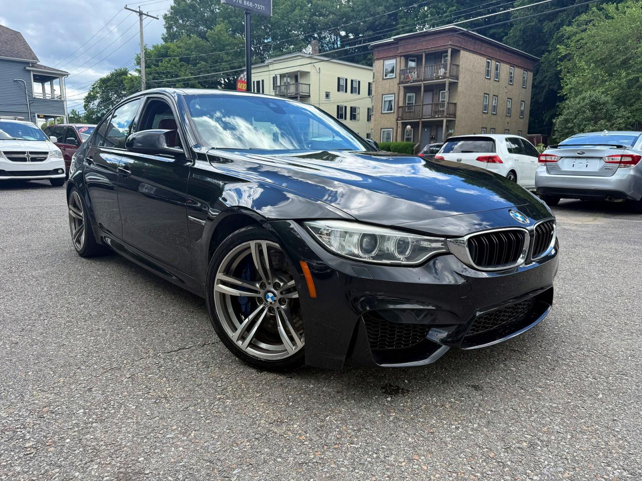 2015 Bmw M3 Черный vin: WBS3C9C55FP803086