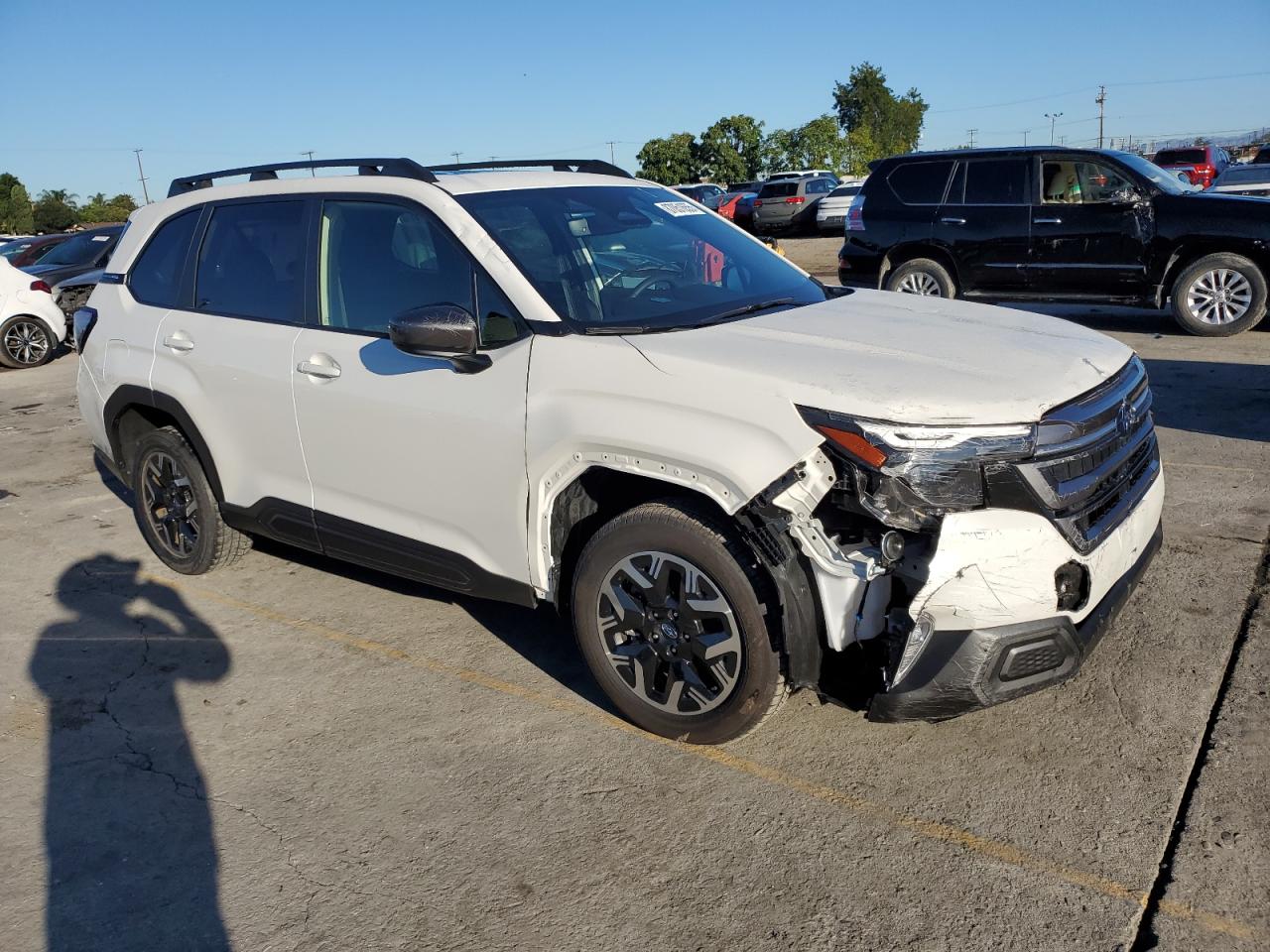 2025 Subaru Forester Premium White vin: JF2SLDBC2SH445442