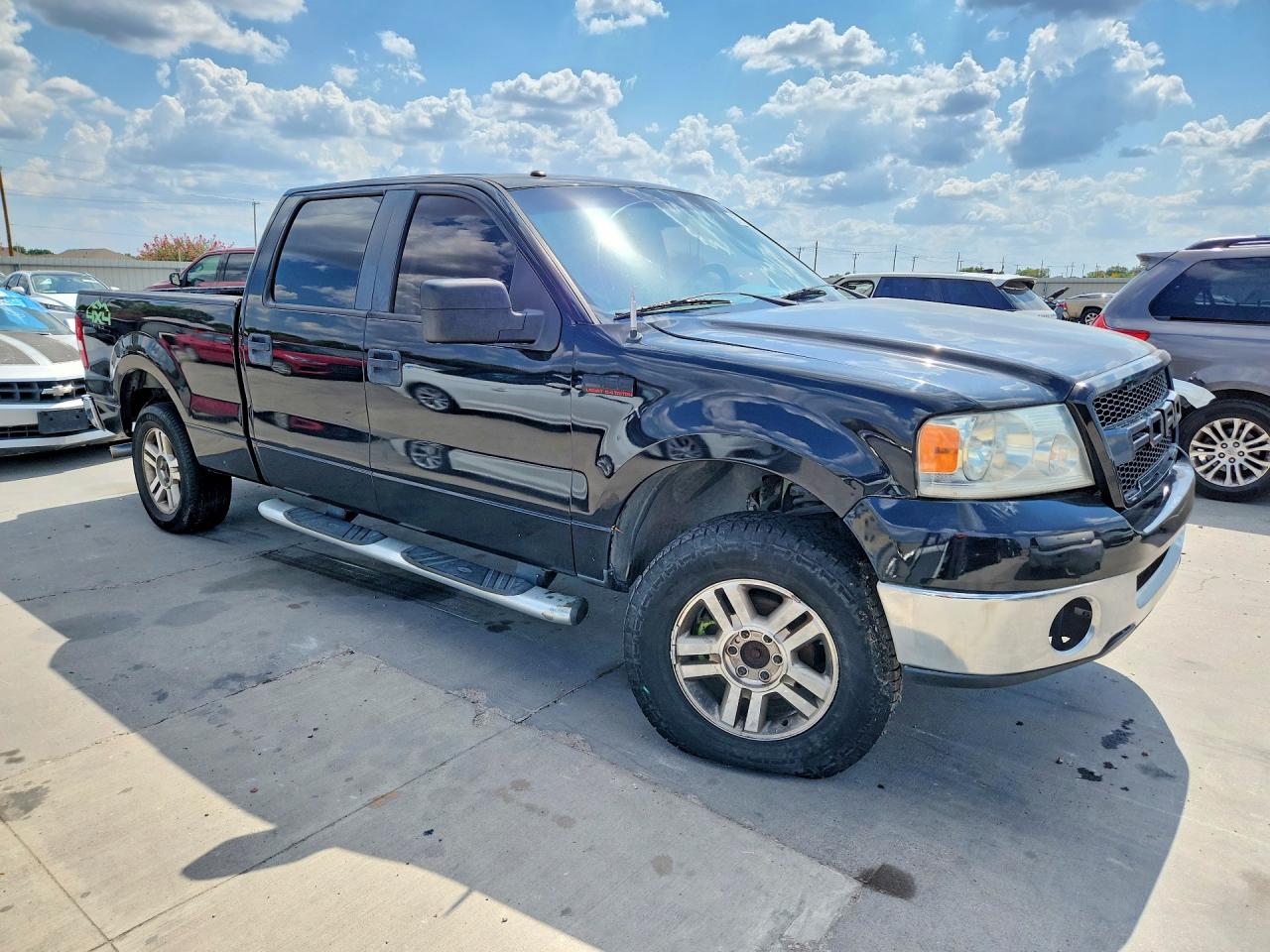 2008 Ford F150 Supercrew Черный vin: 1FTPW14V78FA40299