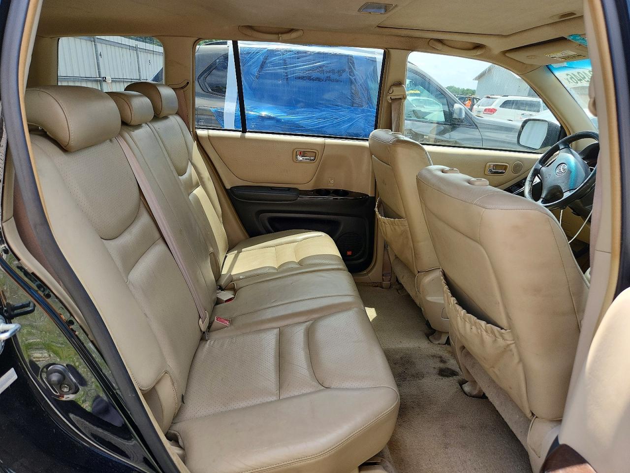 2001 Toyota Highlander Base Black vin: JTEHF21A910026260