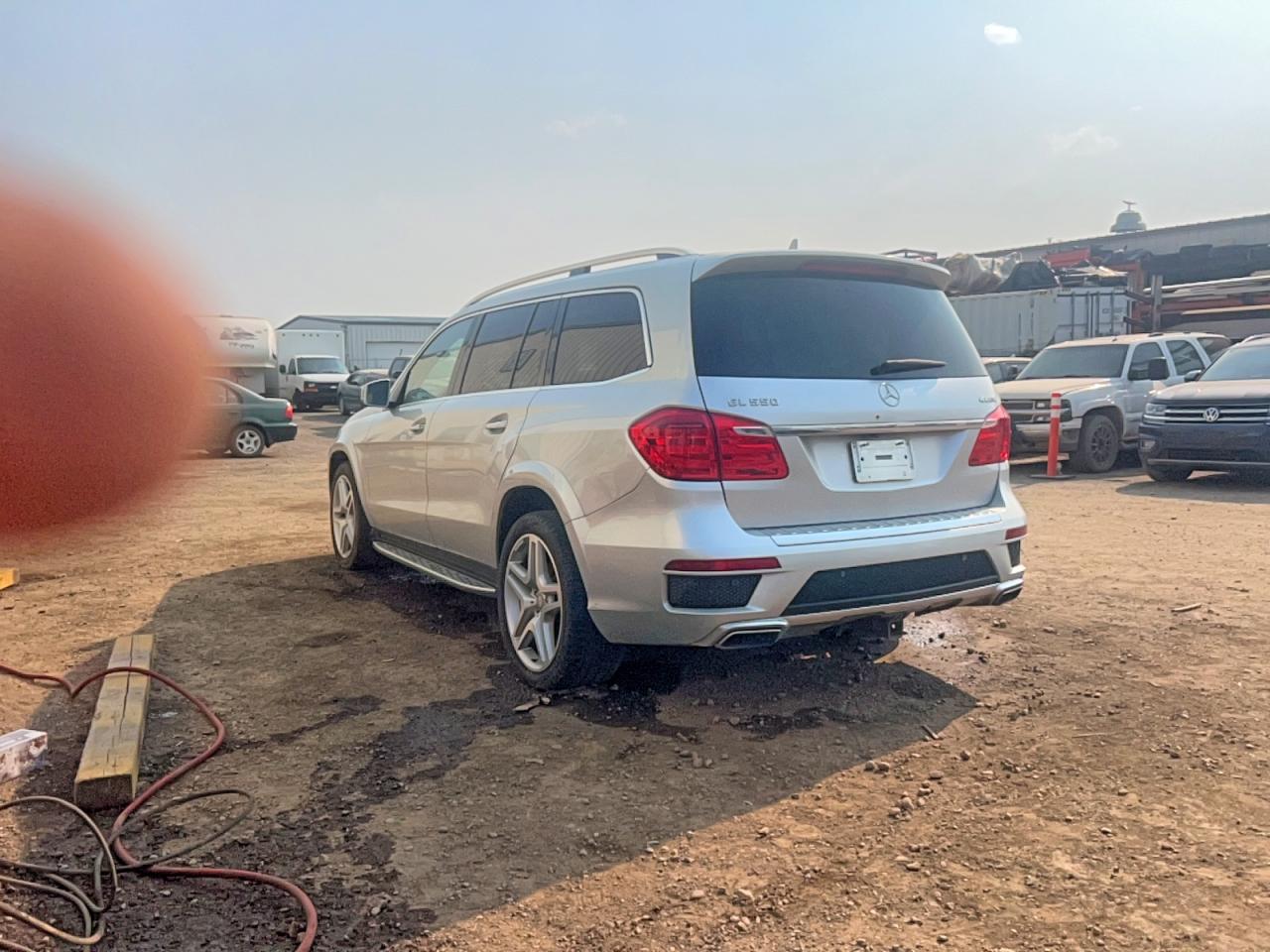 2013 Mercedes-benz Gl 550 4matic Silver vin: 4JGDF7DE8DA124091