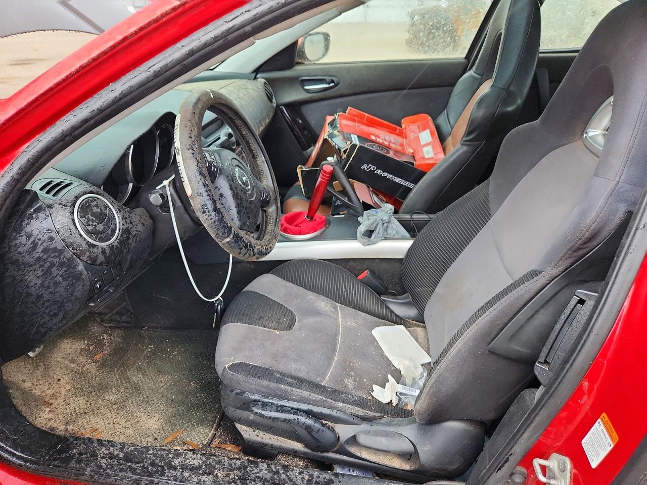 2004 Mazda Rx8 Red vin: JM1FE173X40140175