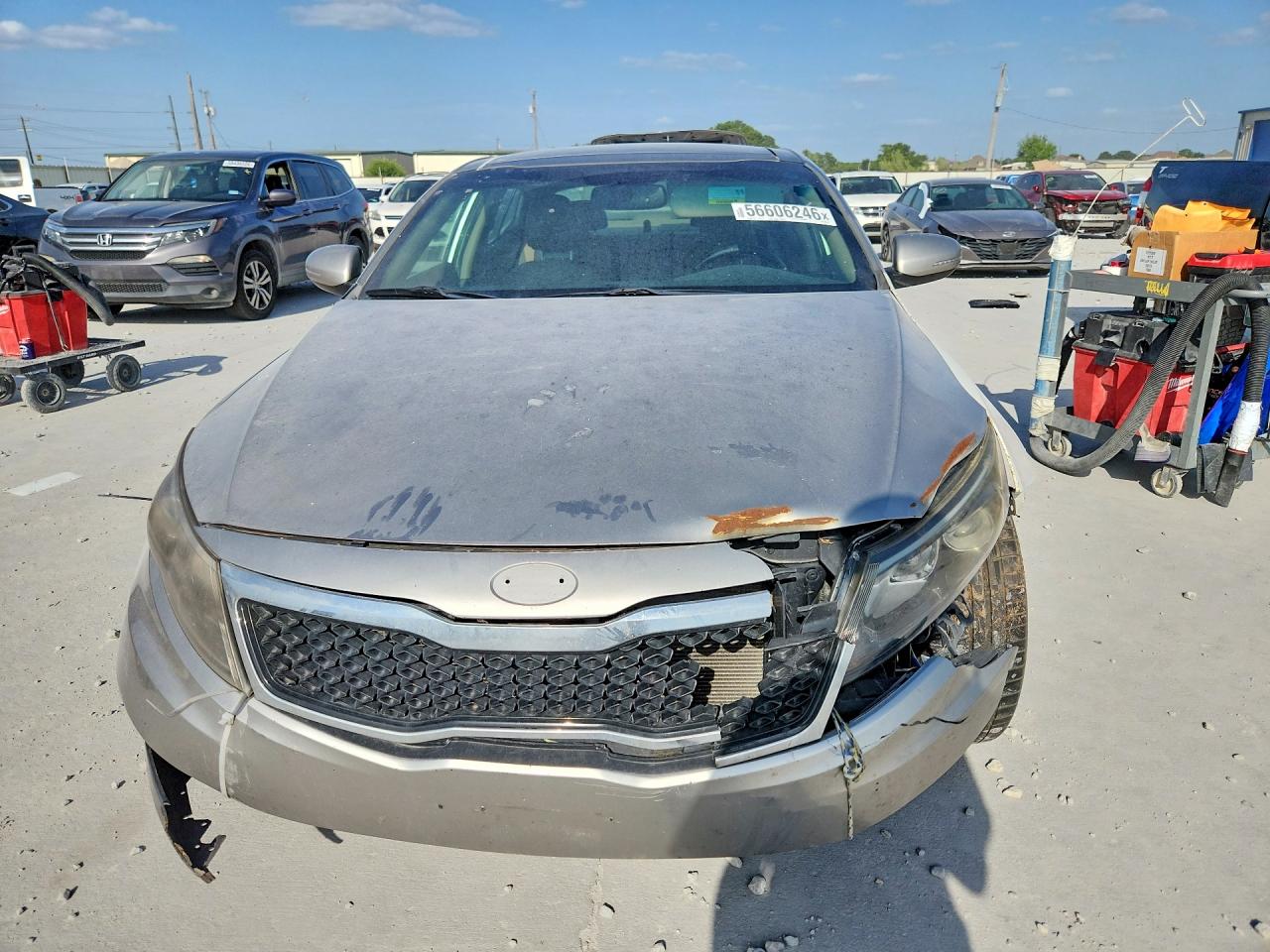 2012 Kia Optima Ex Silver vin: 5XXGN4A74CG051409