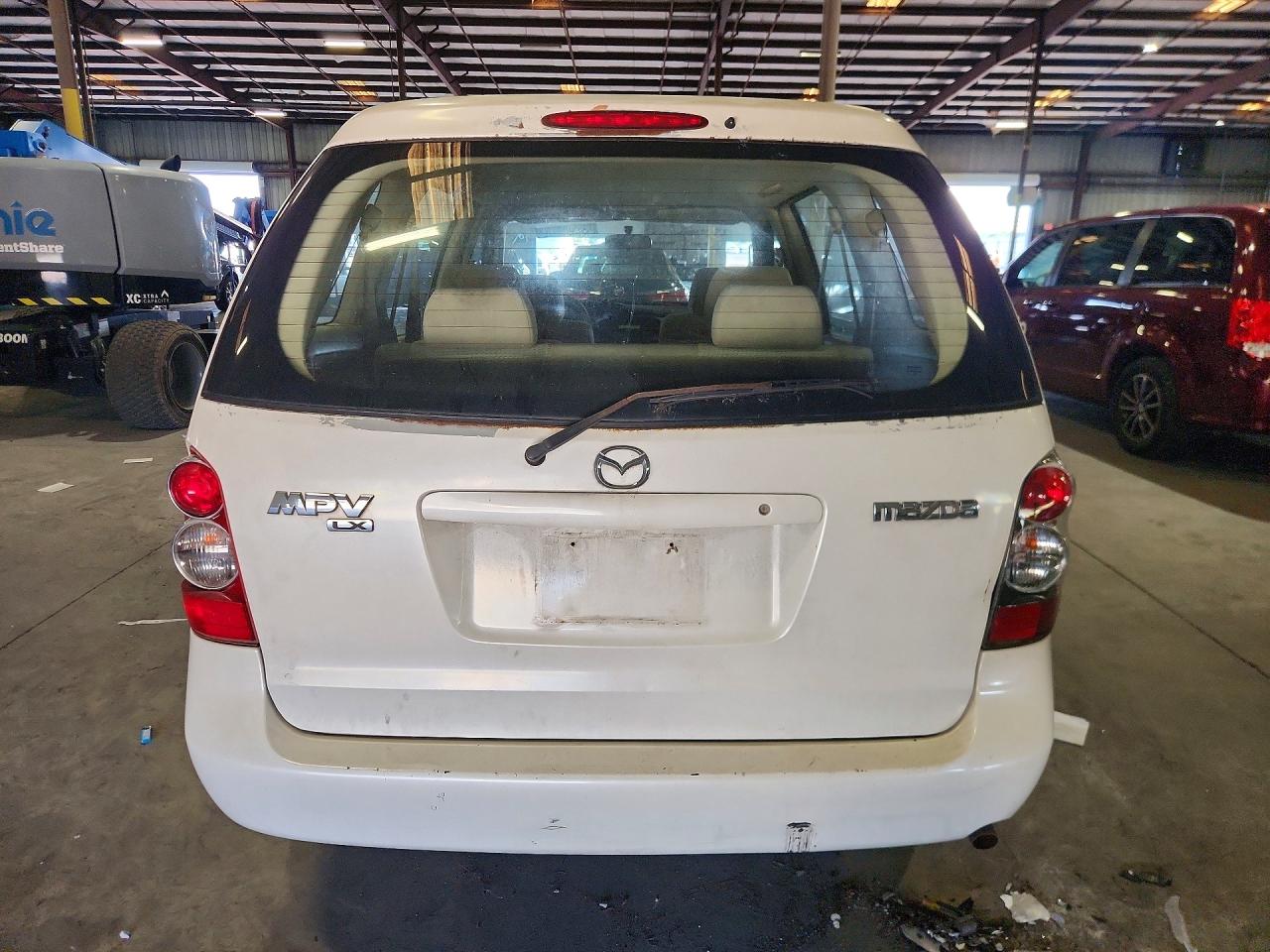 2006 Mazda Mpv Wagon White vin: JM3LW28A160560999