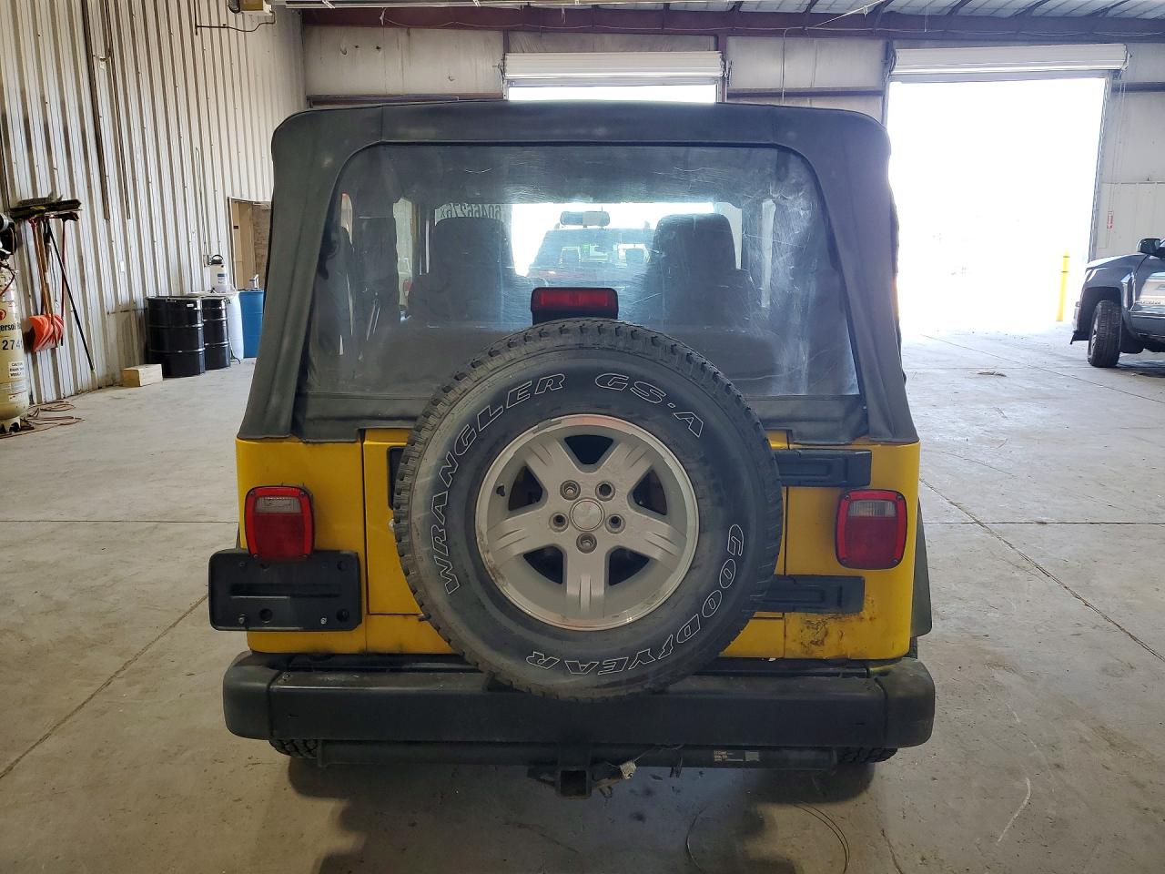 2006 Jeep Wrangler / Tj Sport Yellow vin: 1J4FA49S76P769611
