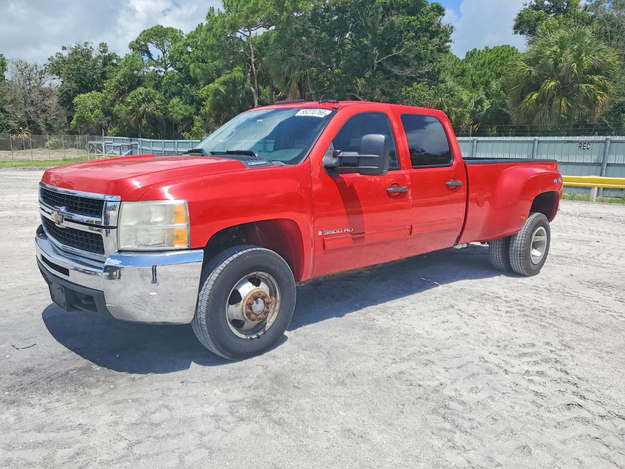 2009 Chevrolet Silverado K3500 Lt Red vin: 1GCJK83669F186103