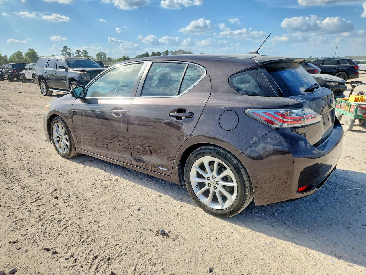 2011 Lexus Ct 200 Brown vin: JTHKD5BH6B2008297
