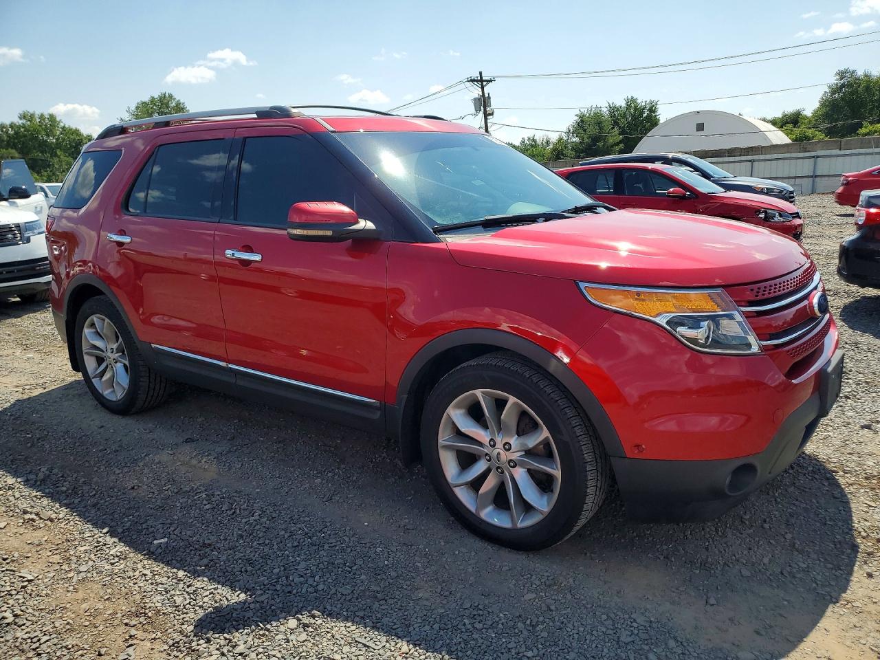 2012 Ford Explorer Limited Red vin: 1FMHK8F81CGA42838