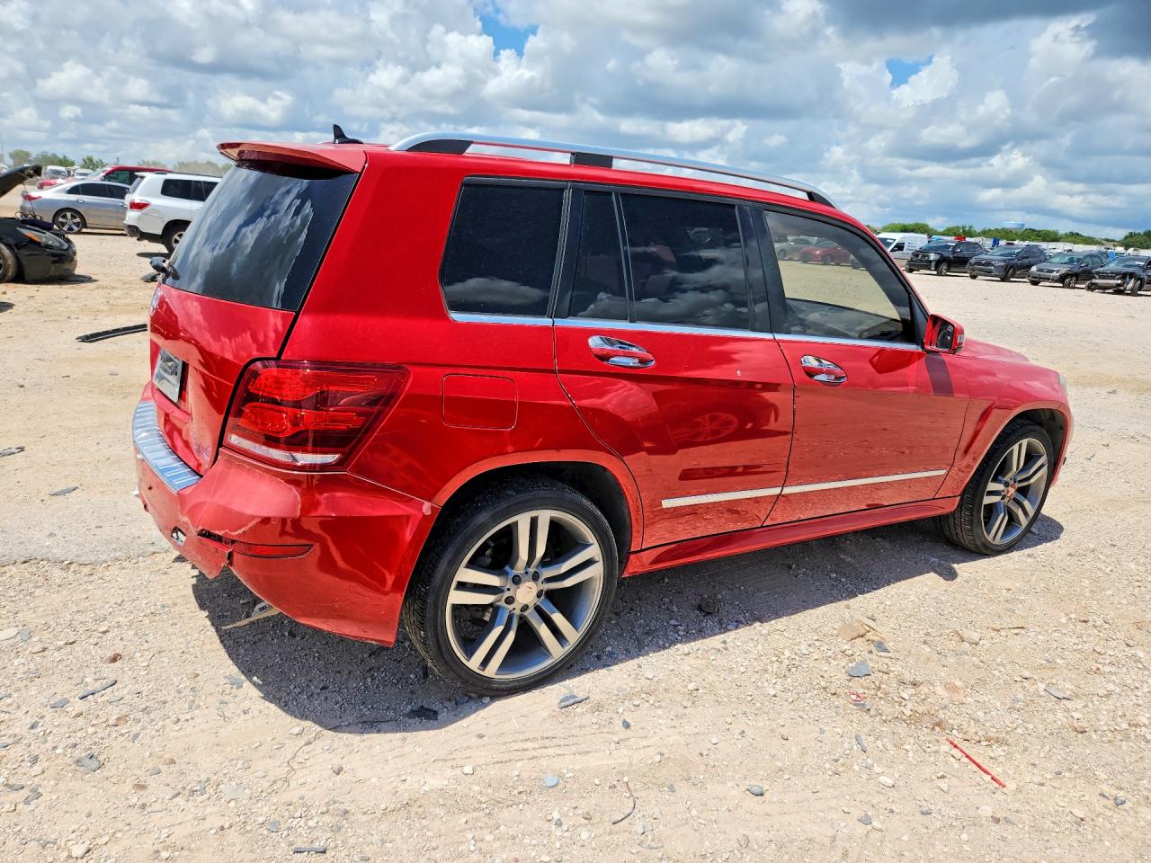 2014 Mercedes-benz Glk 350 Red vin: WDCGG5HB4EG323375