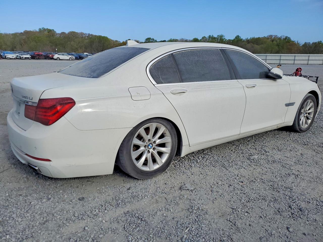 2013 Bmw 740 Lxi White vin: WBAYF4C56DD281538