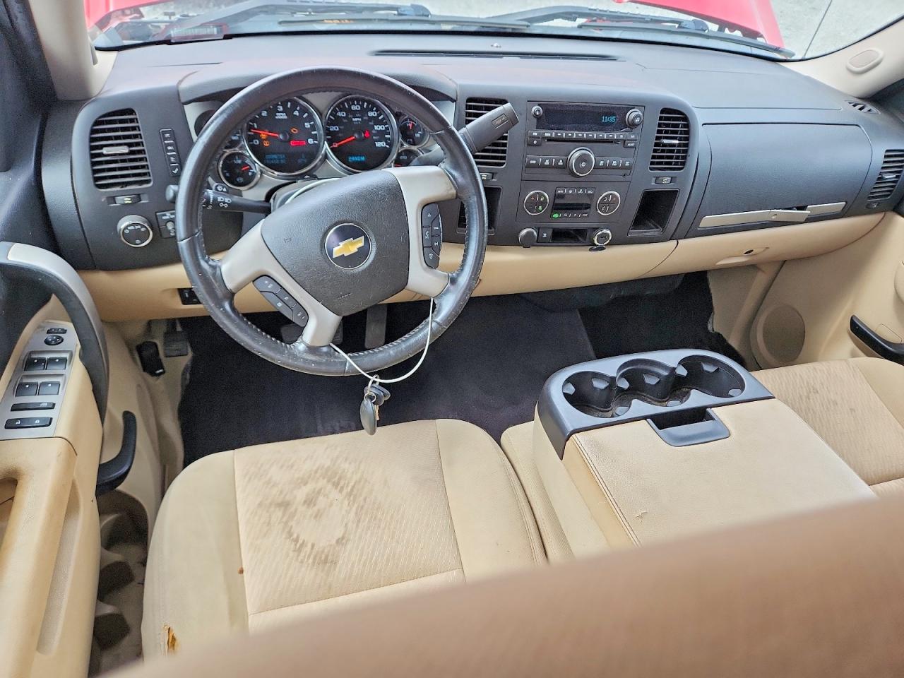 2011 Chevrolet Silverado C1500 Lt Red vin: 3GCPCSE01BG136159