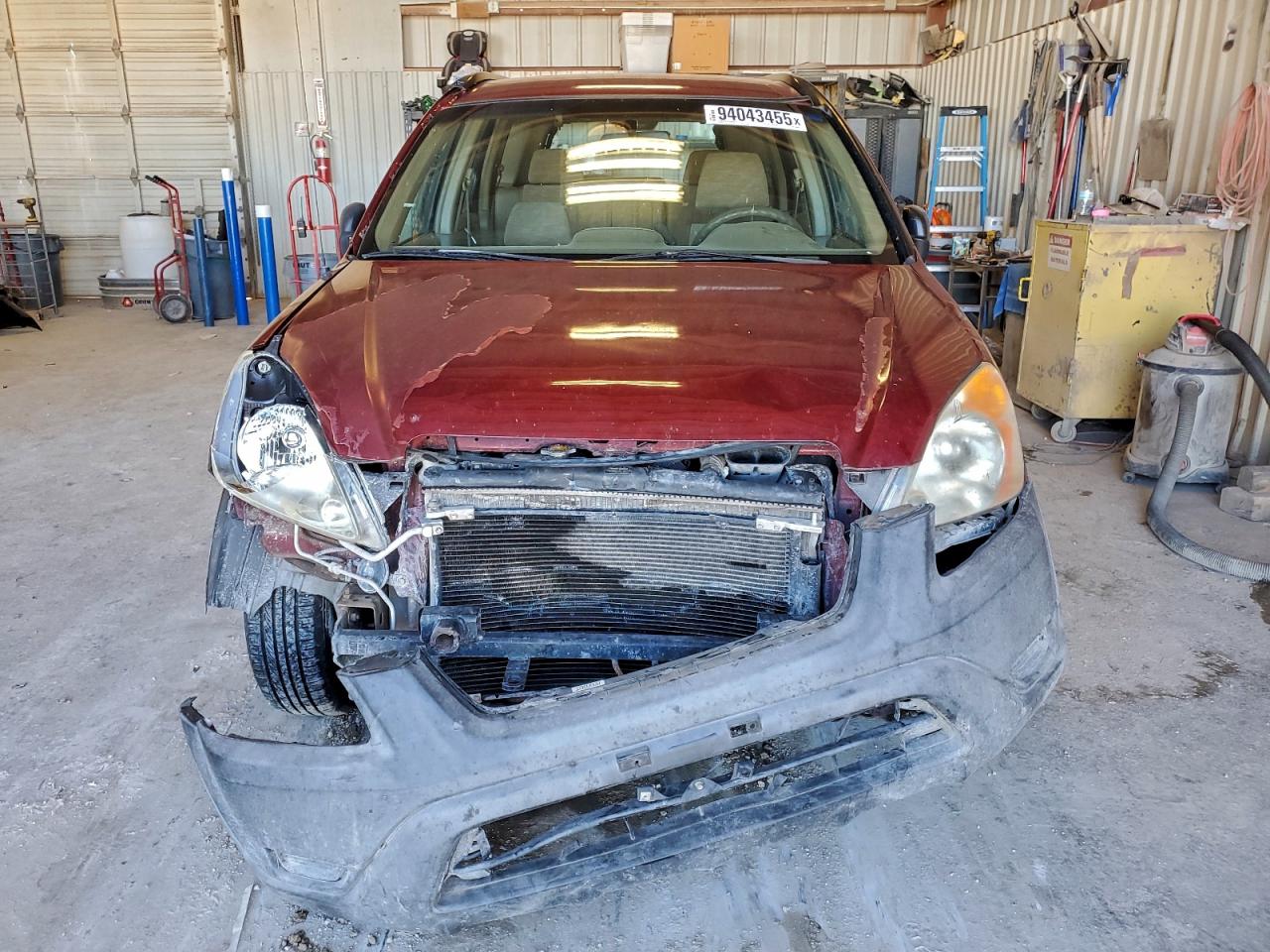 2004 Honda Cr-v Lx Красный vin: JHLRD68444C009054