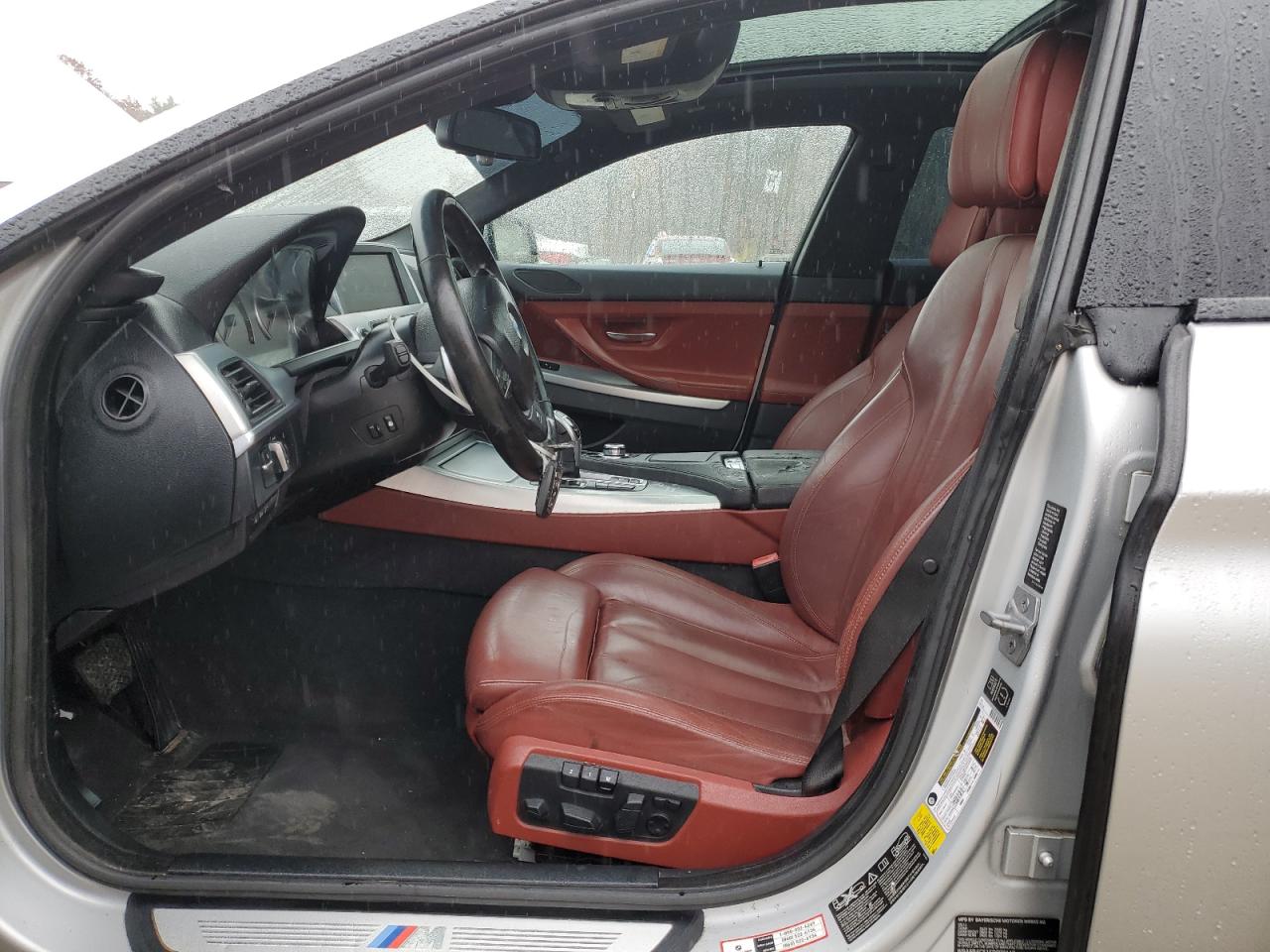 2014 Bmw 650 Xi Gran Coupe Серебряный vin: WBA6B4C51ED099119