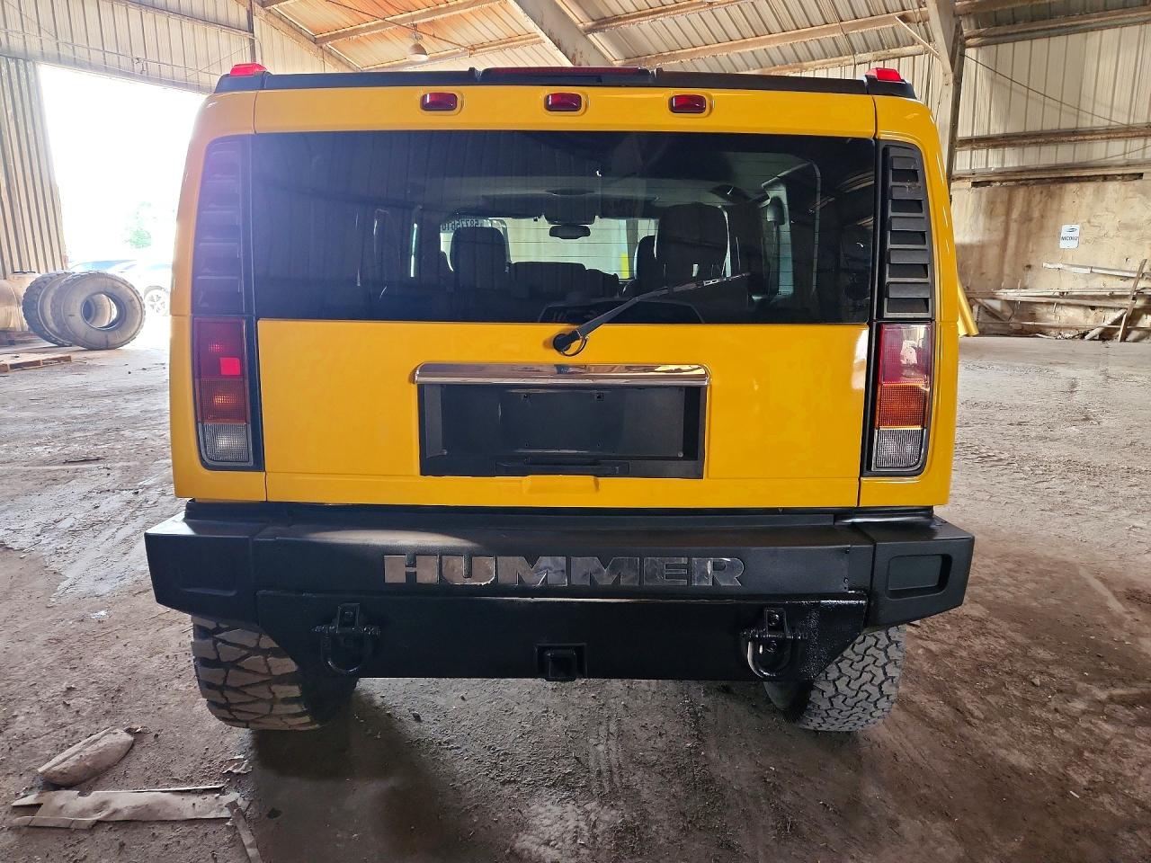 2004 Hummer H2 Желтый vin: 5GRGN23U14H121832