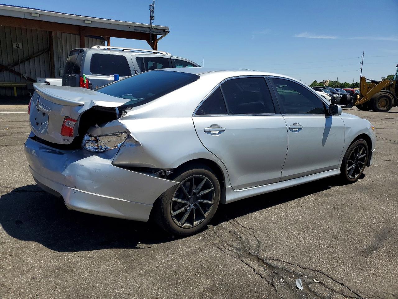 2007 Toyota Camry Se V6 Silver vin: 4T1BK46K37U032328