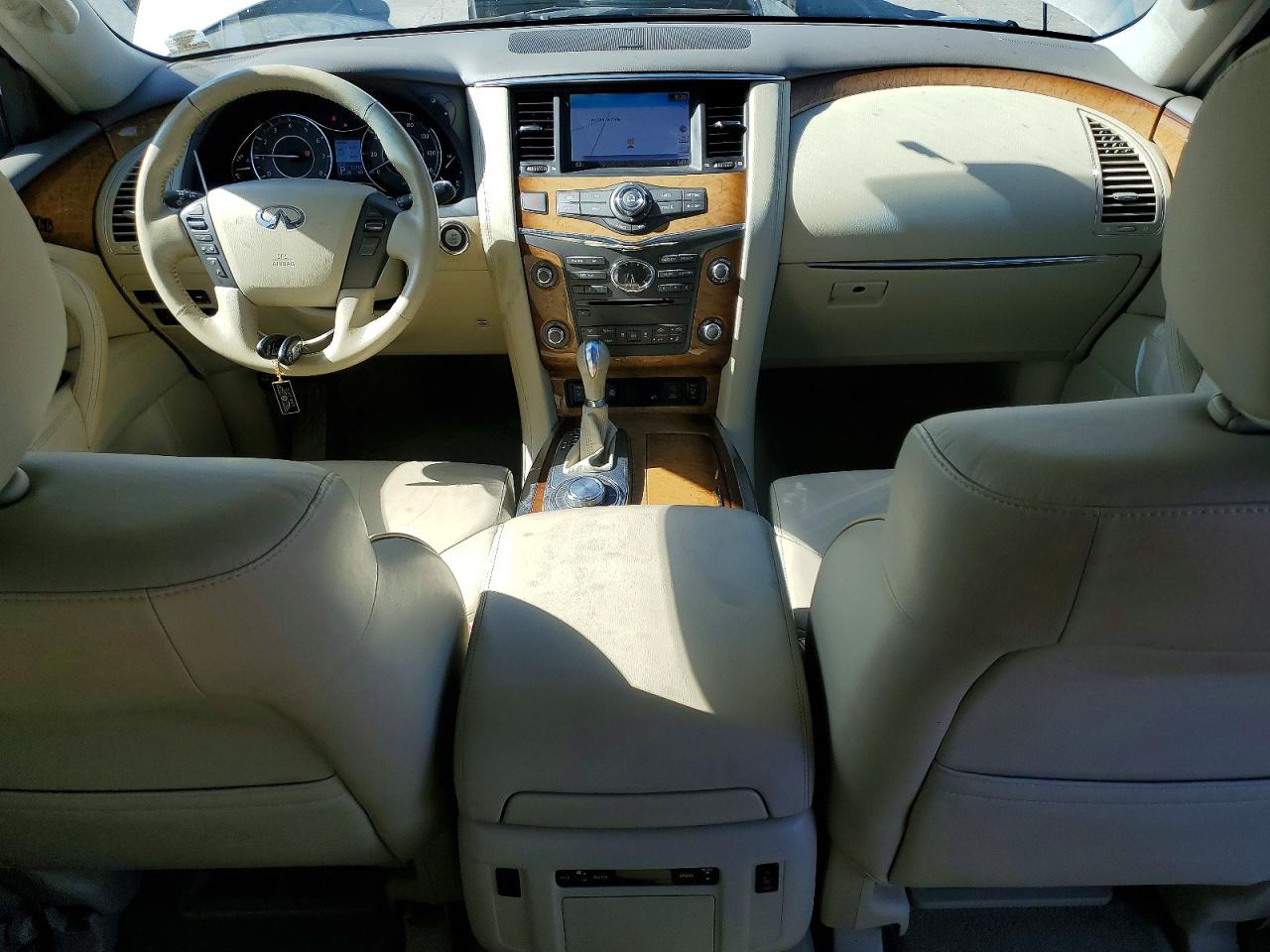 2012 Infiniti Qx56 Base White vin: JN8AZ2NE6C9021322