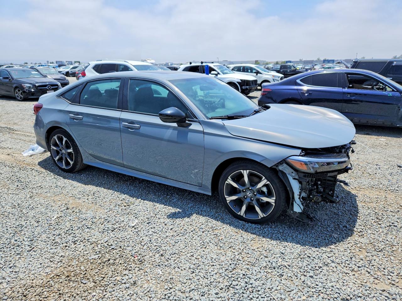 2026 Honda Civic Sport Gray vin: 2HGFE4F82TH302648
