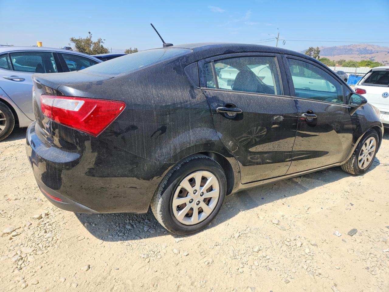 2014 Kia Rio Lx Black vin: KNADM4A34E6331963