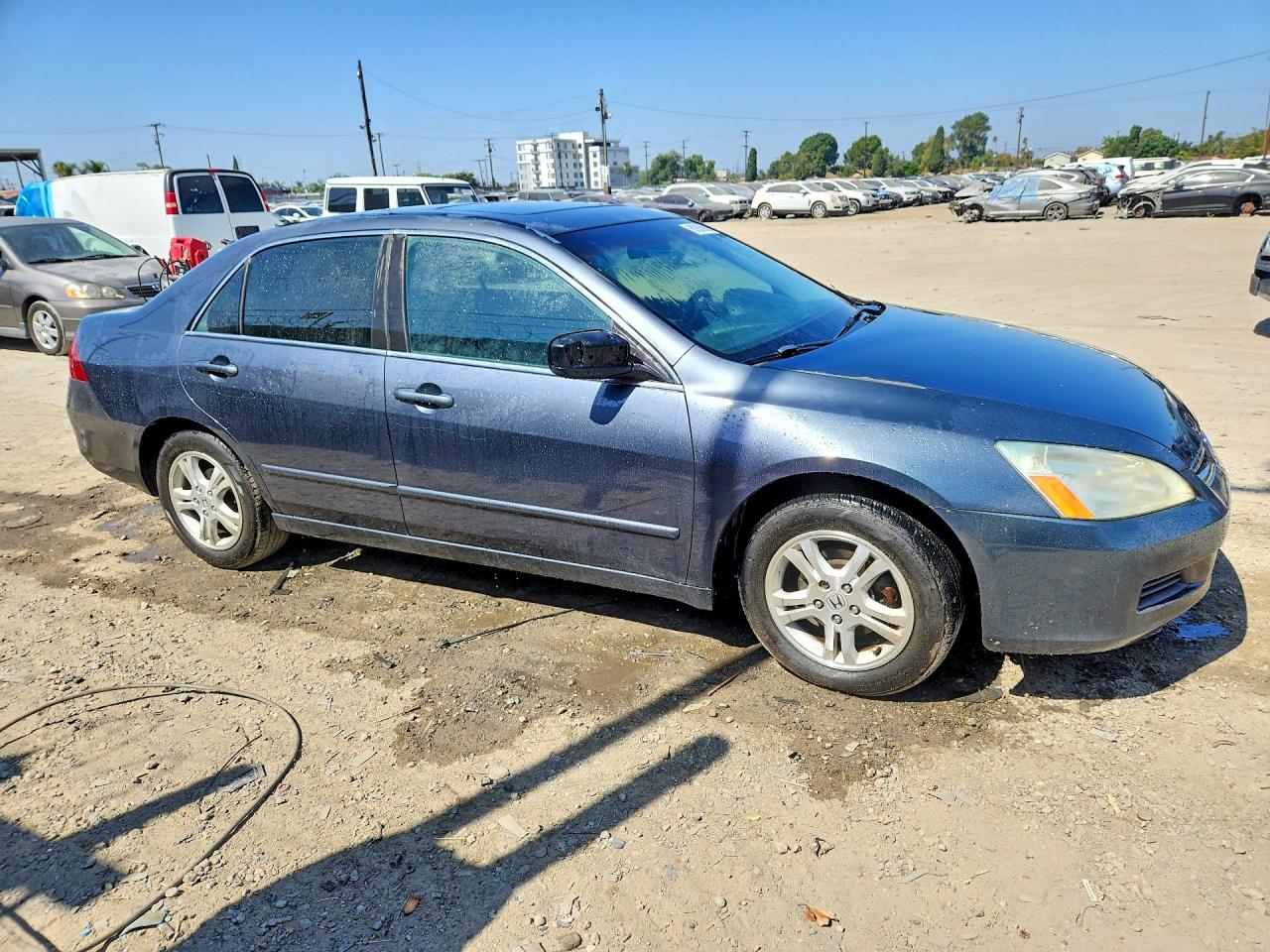 2007 Honda Accord Ex Gray vin: 1HGCM56887A175467