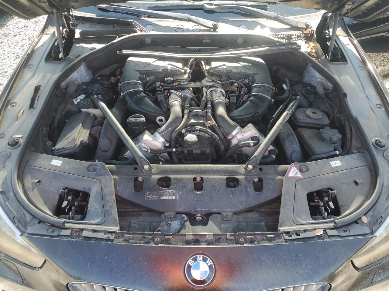 2012 Bmw 550 Igt Black vin: WBASN4C58CC210077