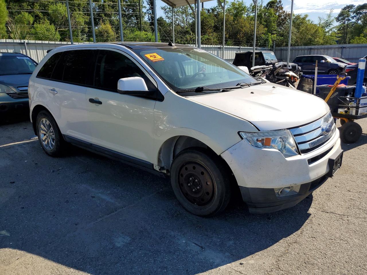 2010 Ford Edge Sel White vin: 2FMDK3JC7ABA12700