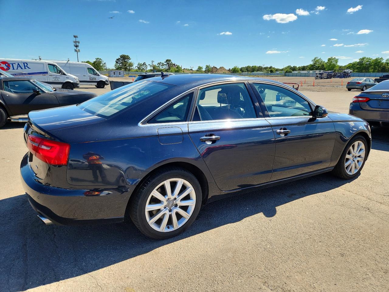 2015 Audi A6 Premium Plus Blue vin: WAUGFAFCXFN004117