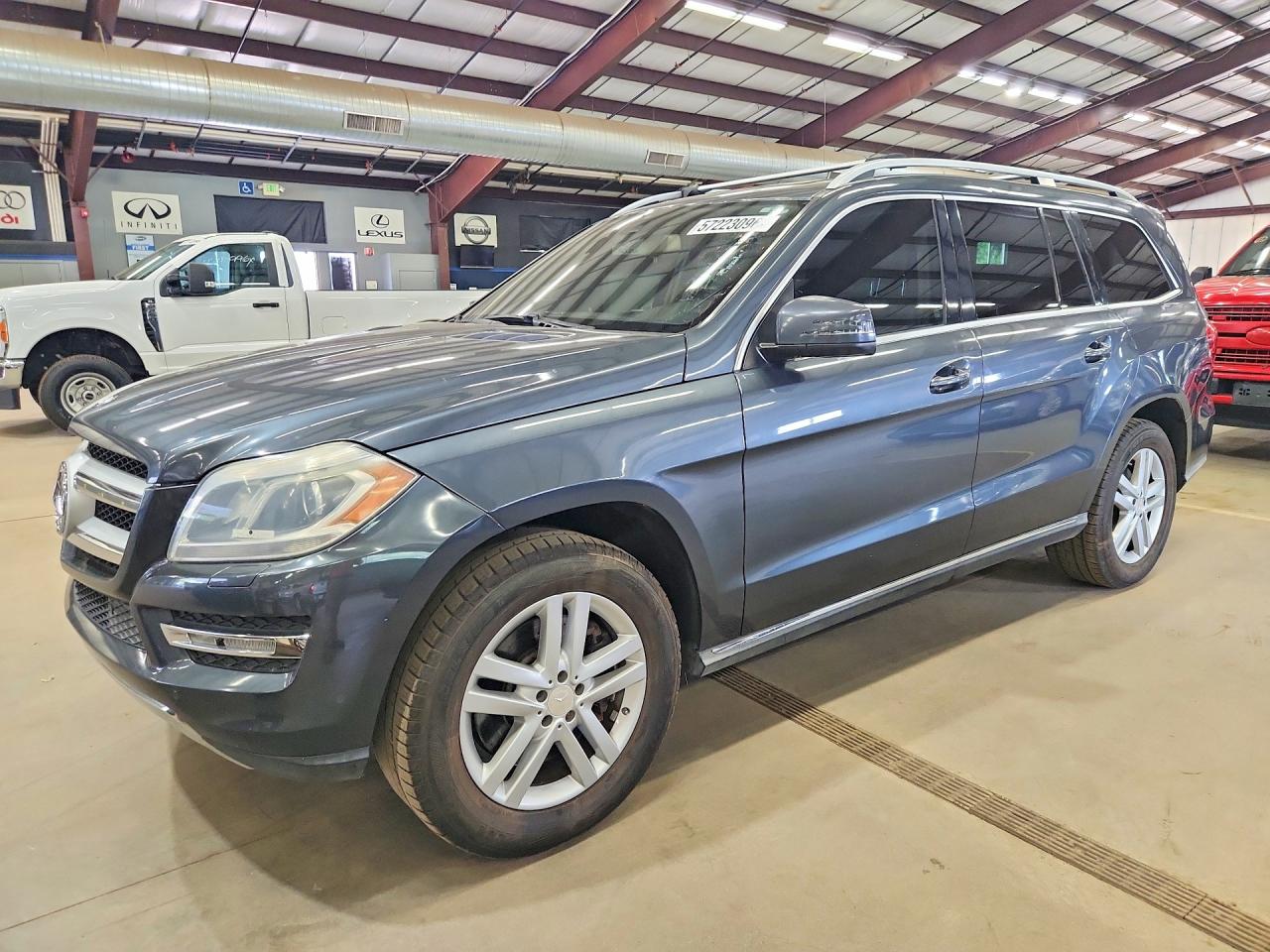 2013 Mercedes-benz Gl 450 4matic Gray vin: 4JGDF7CE4DA261241