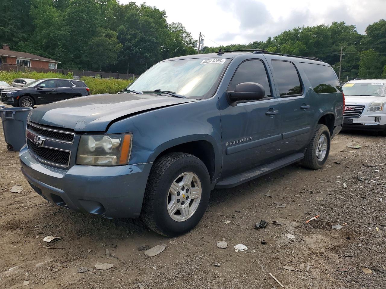 2008 Chevrolet Suburban K1500 Ls Blue vin: 1GNFK163X8J246000