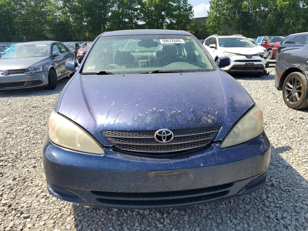 2002 Toyota Camry Xle Blue vin: 4T1BE30K52U554977
