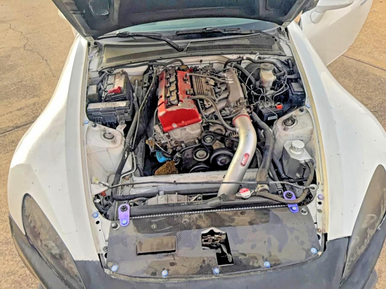 2001 Honda S2000 White vin: JHMAP114X1T007592