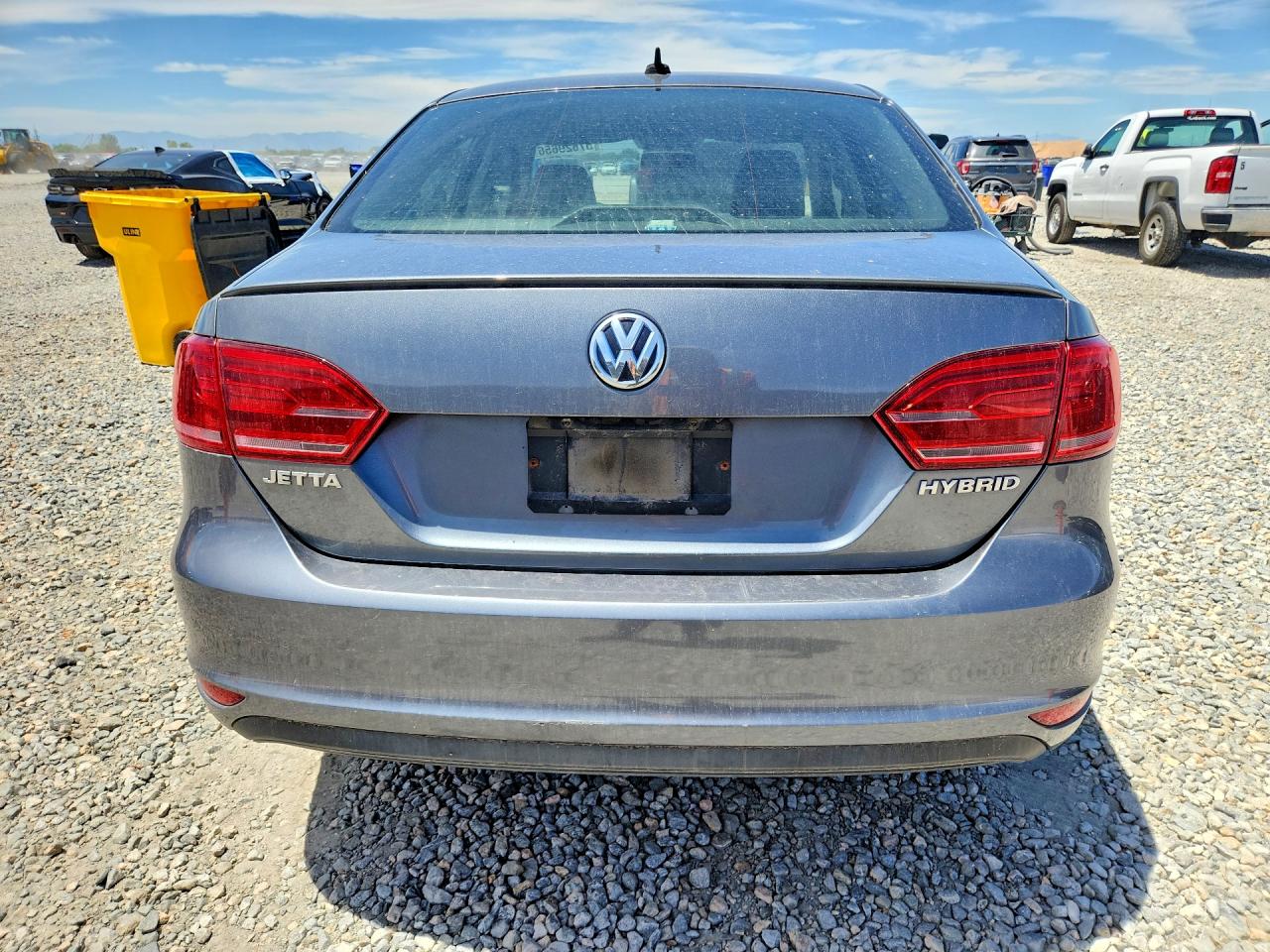 2013 Volkswagen Jetta Hybrid Gray vin: 3VW637AJ9DM276906