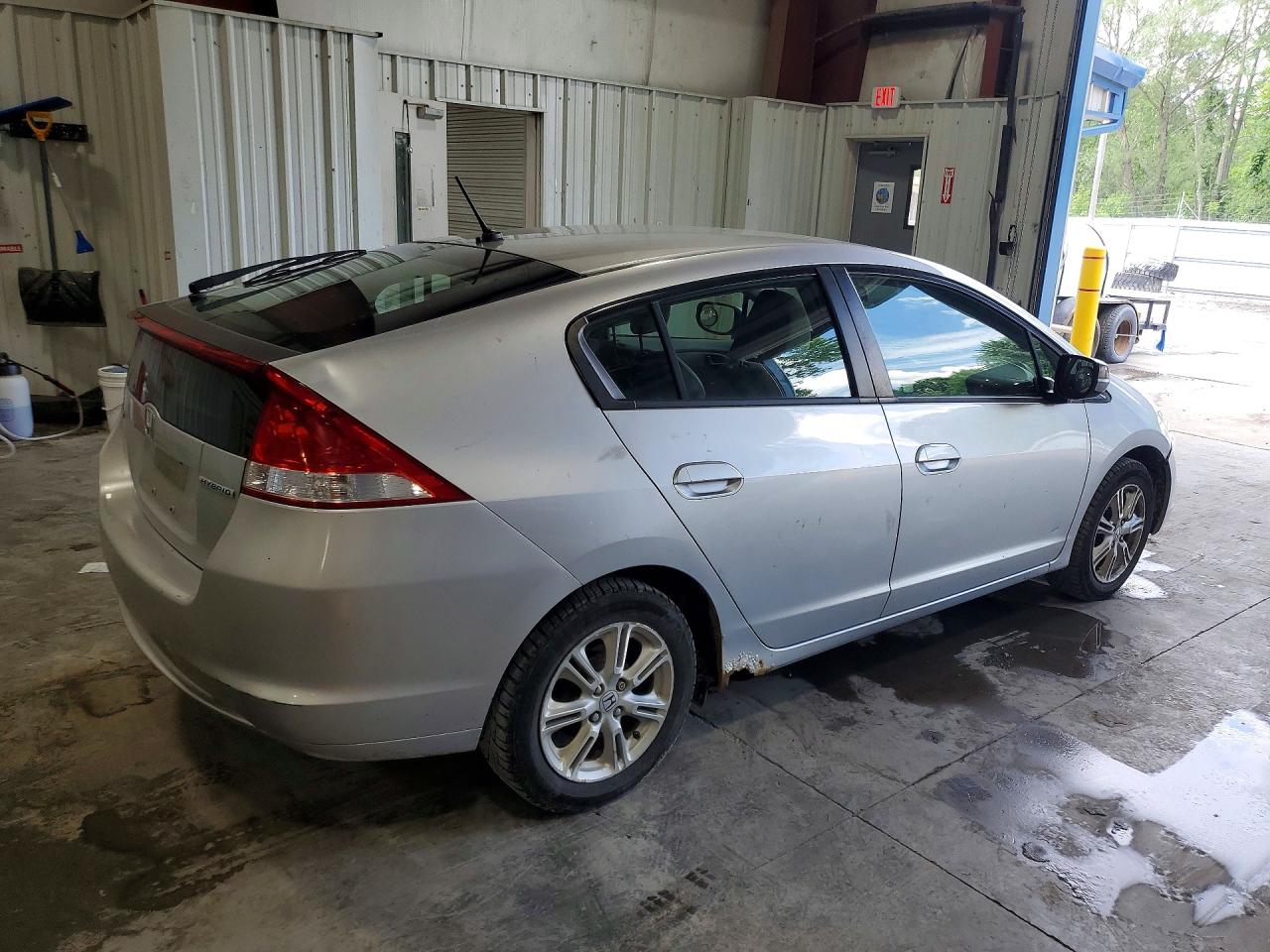 2010 Honda Insight Ex Silver vin: JHMZE2H77AS008333