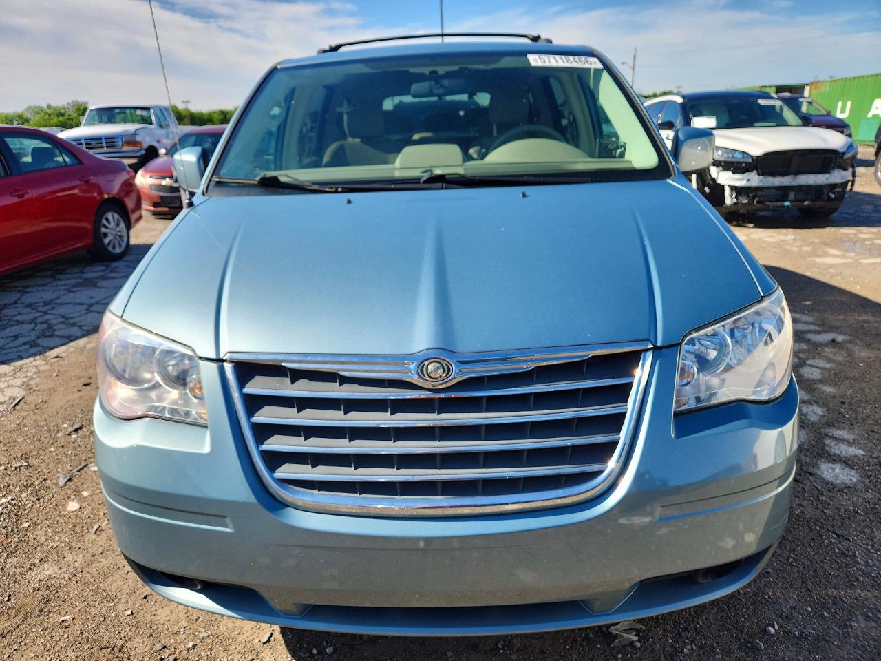 2010 Chrysler Town & Country Touring Blue vin: 2A4RR5D13AR110619