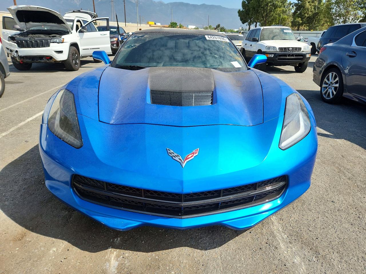 2014 Chevrolet Corvette Stingray 3lt Blue vin: 1G1YF2D74E5124909