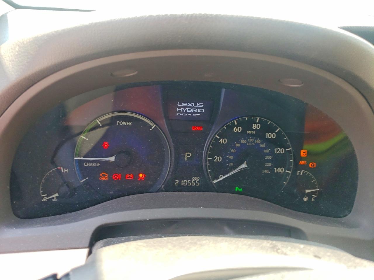2010 Lexus Rx 450h Синий vin: JTJBC1BA1A2019459
