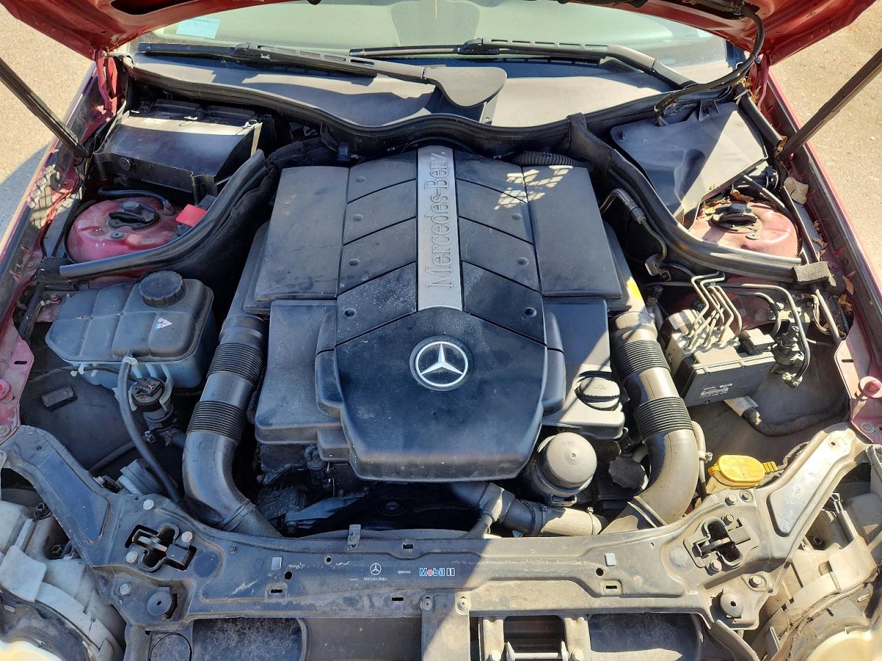 2004 Mercedes-benz Clk 500 Red vin: WDBTK75G14T005040