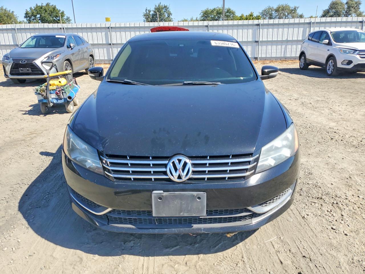 2013 Volkswagen Passat Se Black vin: 1VWBN7A30DC118398