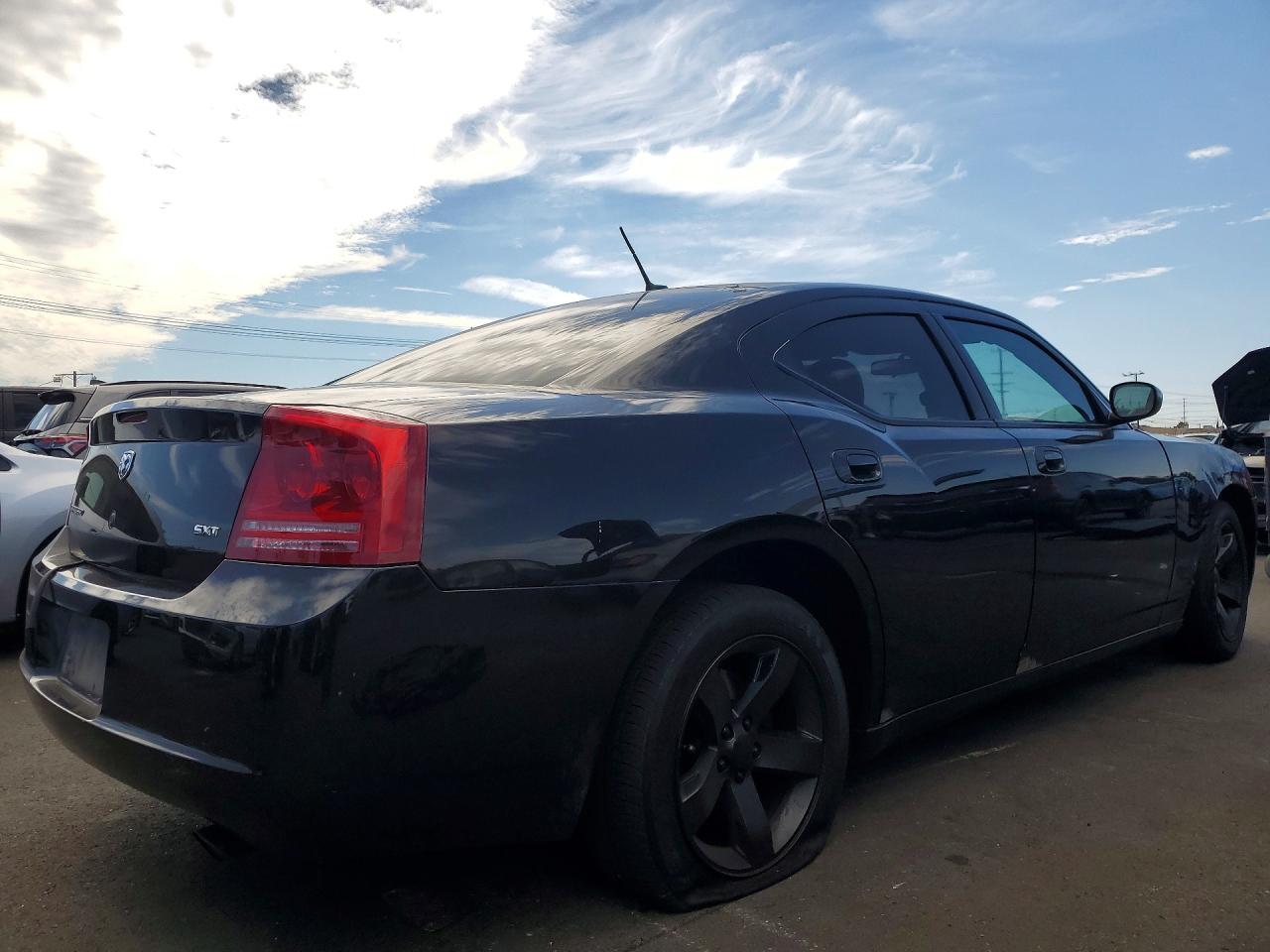 2008 Dodge Charger Sxt Black vin: 2B3KA33G88H160149