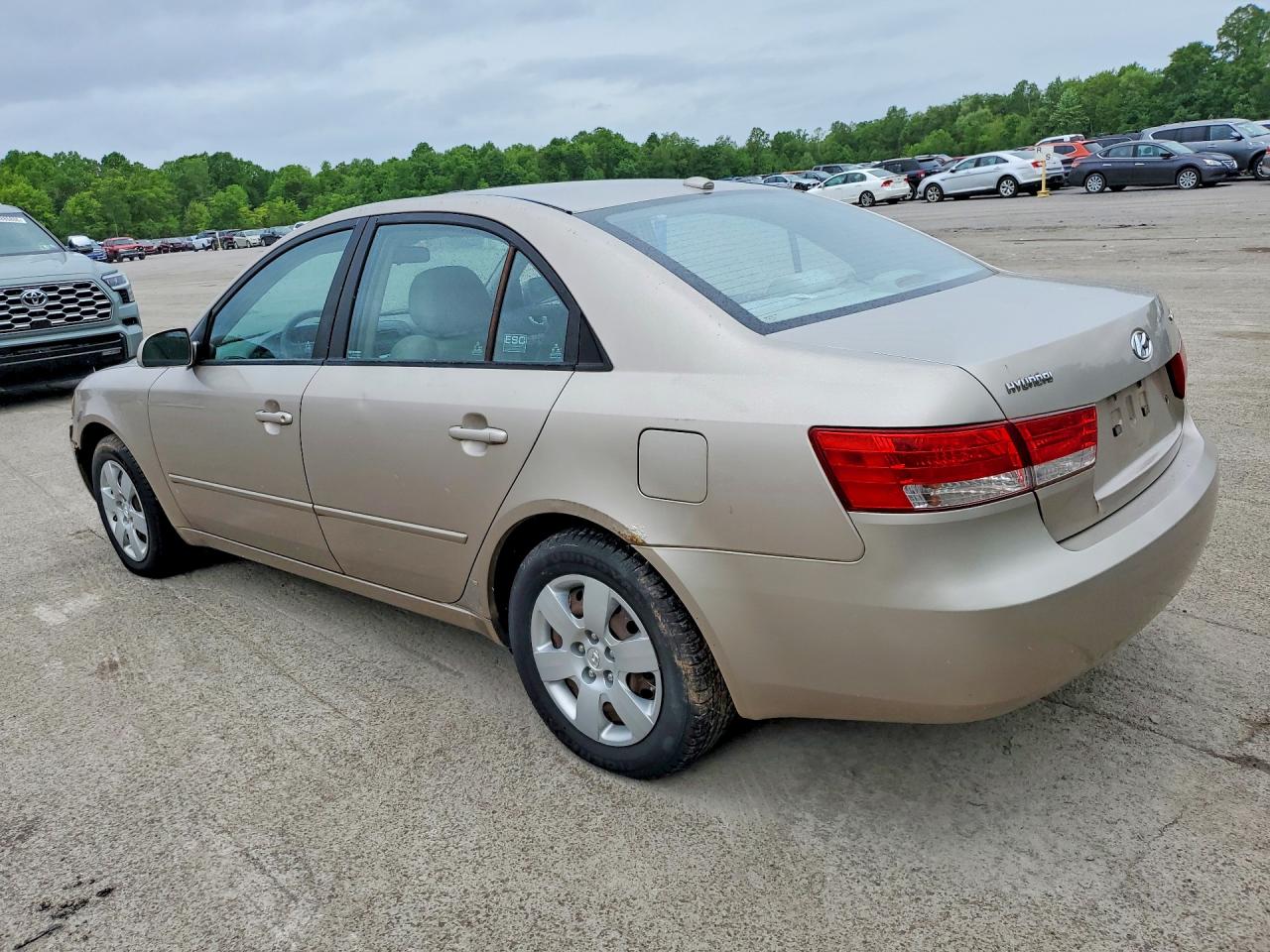 2007 Hyundai Sonata Gls Gold vin: 5NPET46CX7H290184